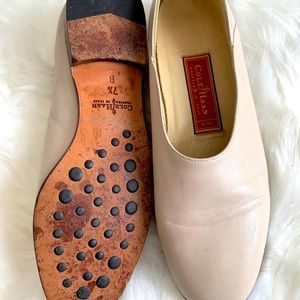 Cole Haan Memory Flex Slip On Plain Toe Shoes